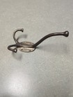  1  Vintage Brass  3 Hook Coat Hook Pre-owned