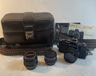 Vintage Minolta Srt Mc Camera Bundle 50mm Rokkor Lens Case Strap