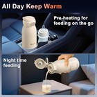 Portable Bottle Warmer Travel 17 Oz Baby Bottle Warmer Bpa Free- New Sealed