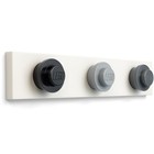 Lego Home Collection  41110003 Black  Grey  Dark Grey Wall Hanger Rack New
