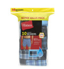 Hanes Men s Moisture-wicking Boxer Underwear Pack  Cotton Blend  10-pack