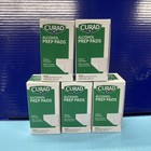 5x Curad Alcohol Prep Pads 100 Ct-  Medium Pads Wipes Swabs 70  Isopropyl