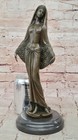 Islamic Arabic Persian Turkish Brass   Bronze Hand Made Figural Signed Original