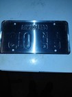 Replica California Vintage License Plate 1c Mfg 013 With 1965 Sticker Shelby