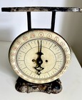 Antique Cast Iron 24 Lb Family Scale Countertop Kitchen General Store Decor