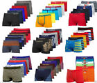 1  3  6  12 Mens Seamless Boxer Briefs Knocker Shorts Lot New Underwear One Size