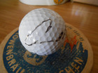 Arnold Palmer Signed Golf Ball Wilson Prostaff  2 In Clear Case