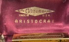 Vintage 1940s Gillette Aristocrat Gold Tone Safety Razor W  Case   Guard