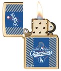 Zippo 47220  Los Angeles Dodgers 2025 World Series Champions Lighter  Hp Brass