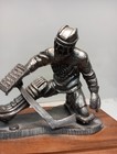 Michael Ricker Pewter Olympic Hockey Goalie Sculpture - 1987 Usa Team - Ltd  Ed 