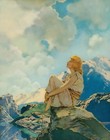 Maxfield Parrish Morning  spring  Vintage Poster Print Wall Art