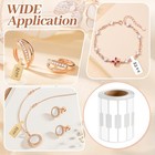 500pcs Jewelry Tags Roll Price Identify Jewelry Price Tags Stickers Labels Ring