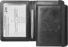 Leather Passport Holder Cover Case Rfid Blocking Travel Wallet