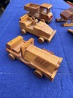 Unbranded Handcrafted Wooden Toy Vehicles   Aircraft Set Of 6 Good