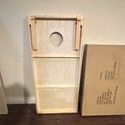 Regulation Size Wooden Cornhole Set     Official Size Boards     Outdoor Party Game