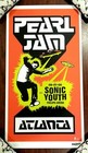 Pearl Jam 2000 Atlanta Poster Missing Link Brian Trazinsky Ames Signed   125