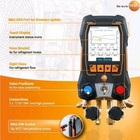 Testo 558s Kit - Smart Digital Manifold Kit  temperature Probes vacuum