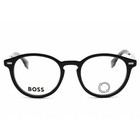Hugo Boss Men s Eyeglasses Black Round Frame Clear Demo Lens Boss 1367 0807 00