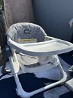 Chicco Take A Seat Booster High Chair Portable Baby Feeding Chair Gray Star Desi