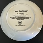Rudy Droguett Signed Kitten   s World Numbered Plate    just Curious    Cat   Fish