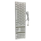     Apple A1048 Usb Wired Keyboard White Full Size Ergonomic Mac Os X Compatible