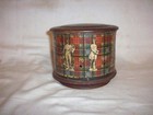 Antique Sewing Spool Thread Collar   Cuff Wood Holder Statuette Brand 1877