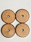 Lionel 4 V 45 Carbon Rollers   4 Rivets For Zw   Kw Transformers High Copper 