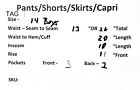 Avirex Boys Denim Flat Front Embroidered Logo Jean Shorts Size 14 Y2k Skater