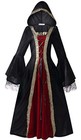 Women Hooded Medieval Renaissance Dress Halloween For Adult