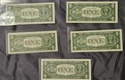 1957  1 Silver Certificate Dollar  Sold Separately 
