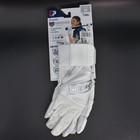 Franklin Powerstrap Infinite Fp Softball Batting Gloves Size Medium White Silver