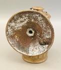 Guy   s Dropper Carbide Miners Brass Hat Lamp Universal Lamp Co  Springfield  Ill