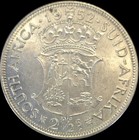 1952 South Africa 2 1 2 Shillings Georgivs Vi Rex Imperator  Silver Coin  