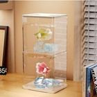 Small Betta Fish Tank 2-pack 0 3 Gallon Mini Aquarium With Adjustable Base