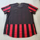 Atlanta United Fc Adidas 2019 2020 Home Soccer Jersey Mens Xl Striped Red Black