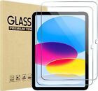 2-pack For Ipad 10th Generation Tempered Glass Screen Protector Privacy   Clear