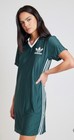 Adidas Originals Adicolor  3-stripes Pinstripe Dress Ix5507 Size M Green