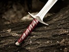 Handmade Sting Replica Sword - 22  Elven Dagger With Scabbard - Inspired By Lort