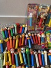 Pez Dispenser Lot Of 140 Preowned Dispensers  Some Duplicates