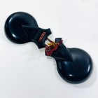 Vintage 2 Sets Signed Slingerland Usa Castanets Percussion Black Plastic