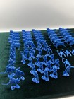Marx Toys Reissue Blue Medieval Knights 74 Pieces