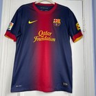 Fc Barcelona 2012 2013 Home Jersey 10 Corona Nike Soccer Football Size Medium