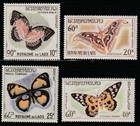 Laos    1965    Sc   101-03 c 46   Butterflies    Mnh    Og     22 50