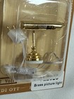 Heidi Ott  yl2023 Dollhouse Miniature Brass Picture Light  Electric Lamp  1 12