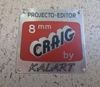 Vintage Craig Projecto Editor Ke-8 By Kalart 8mm Film Editor In Case Untested