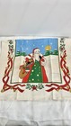 Vintage Christmas Towel Santa Unused Linen