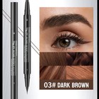 Eyebrow Pen Eyebrow Pencil Magical 2-in-1 Eye Brow Pencils Waterproof For Women