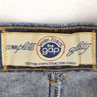 Vtg Gap Workforce Denim Mini Skirt Juniors 9 10 High Rise Usa 90s Retro Grunge