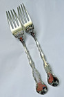 Gorham Strasbourg Sterling Dinner Forks     Set Of 2  54g Each  No Mono  Mint