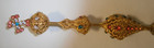 Vintage Yad Torah Pointer From Italy Or Germany Wwii - Clear Red And Blue Stones